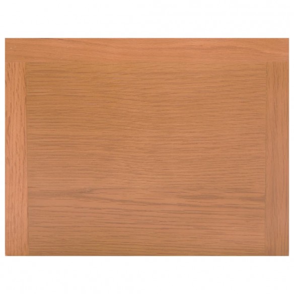 Table à revues avec tiroir 35x27x55 cm Bois de chêne solide