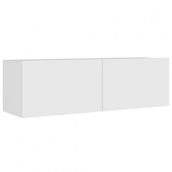 Ensemble de meubles TV 8 pcs Blanc Bois d'ingénierie