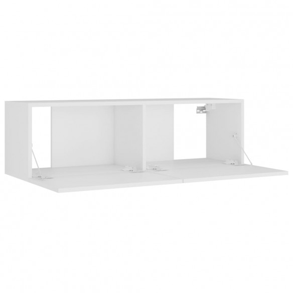 Ensemble de meubles TV 8 pcs Blanc Bois d'ingénierie