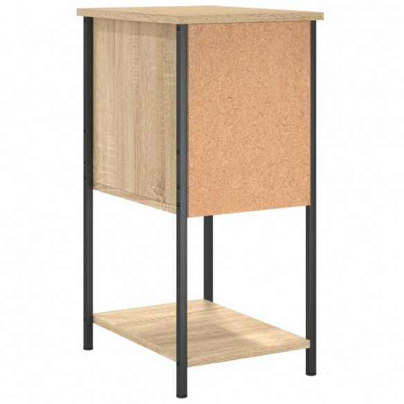Table de chevet chêne sonoma 32x42x70 cm bois d'ingénierie