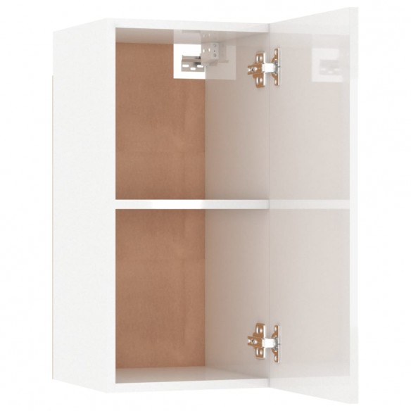 Ensemble de meubles TV 8 pcs Blanc brillant Bois d'ingénierie