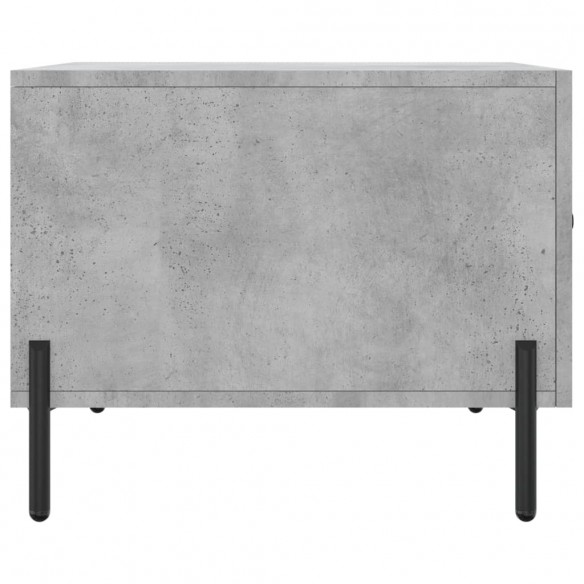 Tables basses 2 pcs gris béton 50x50x40 cm bois d'ingénierie