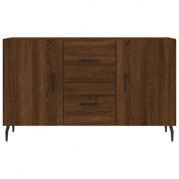 Buffet chêne marron 100x36x60 cm bois d'ingénierie