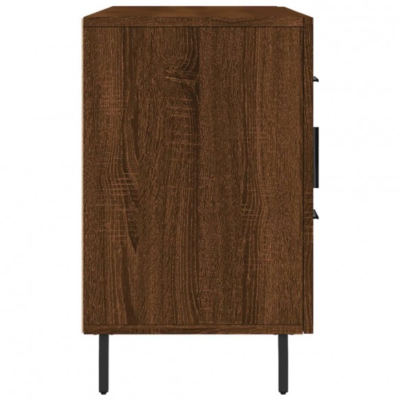 Buffet chêne marron 100x36x60 cm bois d'ingénierie