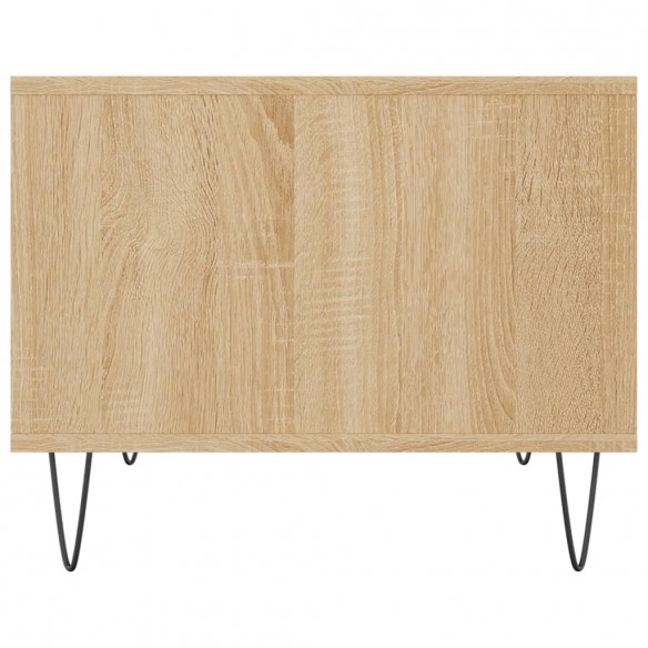 Table basse chêne sonoma 60x50x40 cm bois d'ingénierie