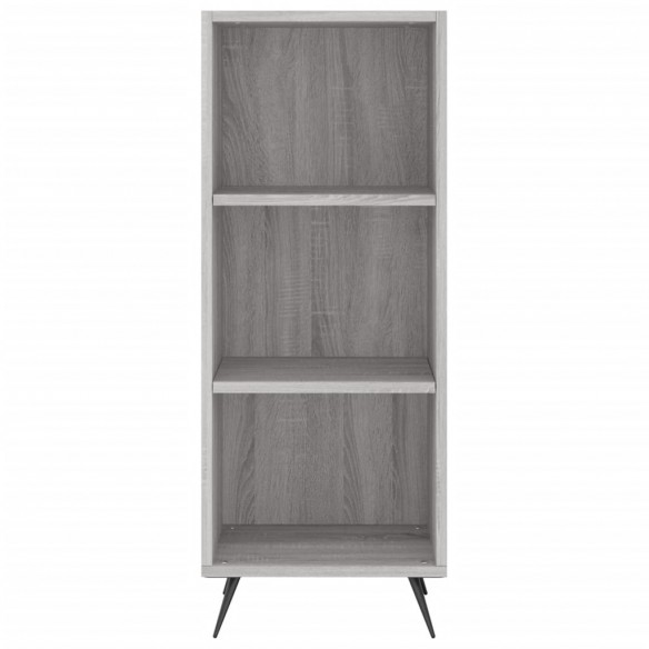 Buffet haut Sonoma gris 34,5x34x180 cm Bois d'ingénierie