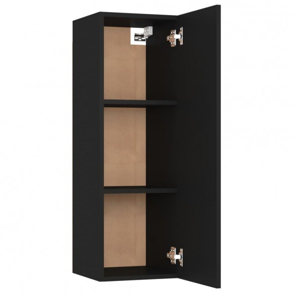 Ensemble de meubles TV 8 pcs Noir Bois d'ingénierie