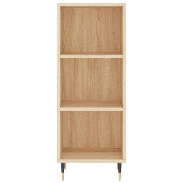 Buffet haut Chêne sonoma 34,5x34x180 cm Bois d'ingénierie