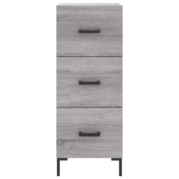 Buffet haut Sonoma gris 34,5x34x180 cm Bois d'ingénierie