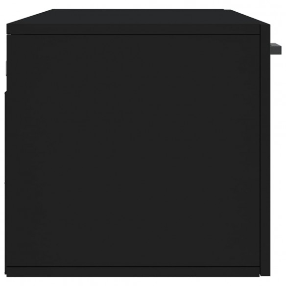 Armoire murale noir 100x36,5x35 cm bois d'ingénierie