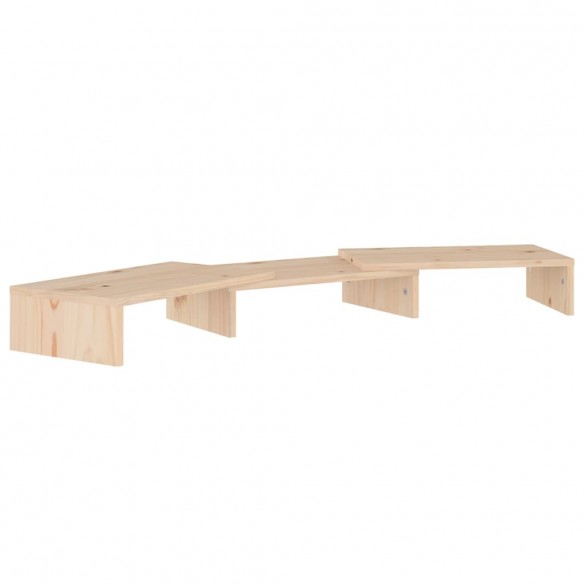 Support de moniteur 80x24x10,5 cm Bois de pin solide