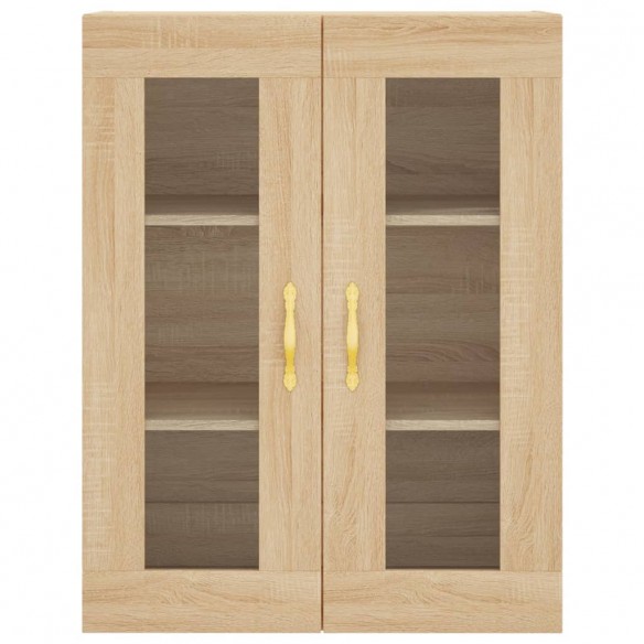 Armoires murales 2 pcs chêne sonoma bois d'ingénierie