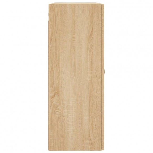 Armoires murales 2 pcs chêne sonoma bois d'ingénierie