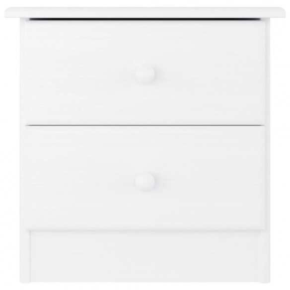 Table de chevet ALTA blanc 43x35x40,5 cm bois de pin massif