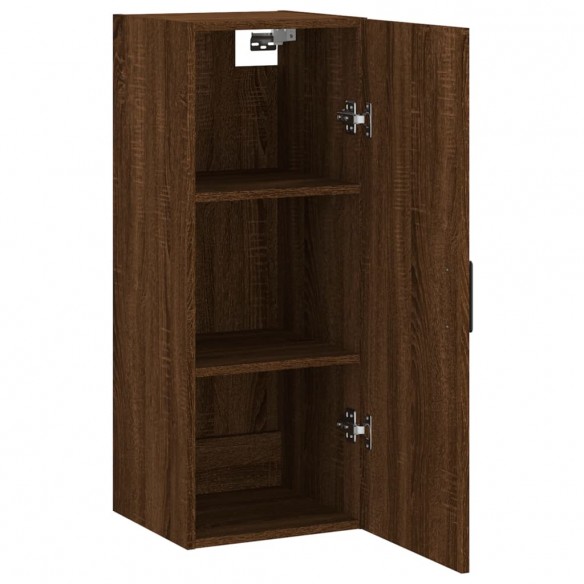 Armoire murale chêne marron 34,5x34x90 cm