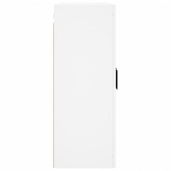 Armoires murales 2 pcs blanc bois d'ingénierie