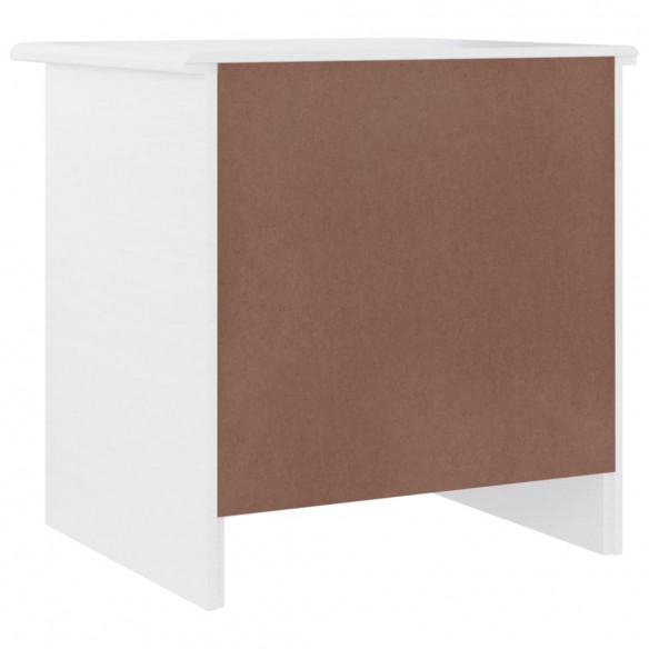 Table de chevet ALTA blanc 43x35x40,5 cm bois de pin massif