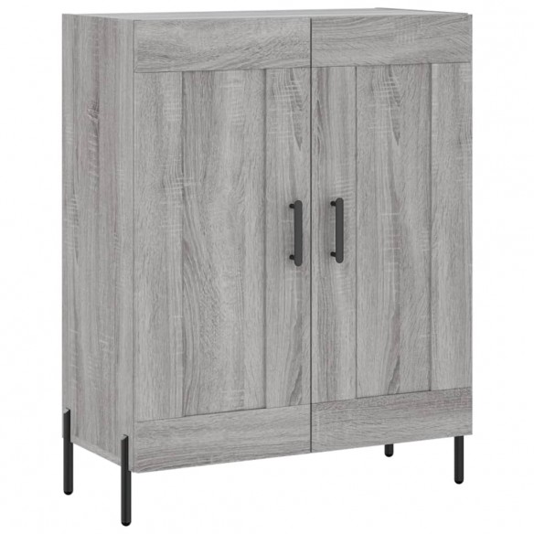 Buffet haut Sonoma gris 69,5x34x180 cm Bois d'ingénierie