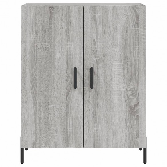 Buffet haut Sonoma gris 69,5x34x180 cm Bois d'ingénierie