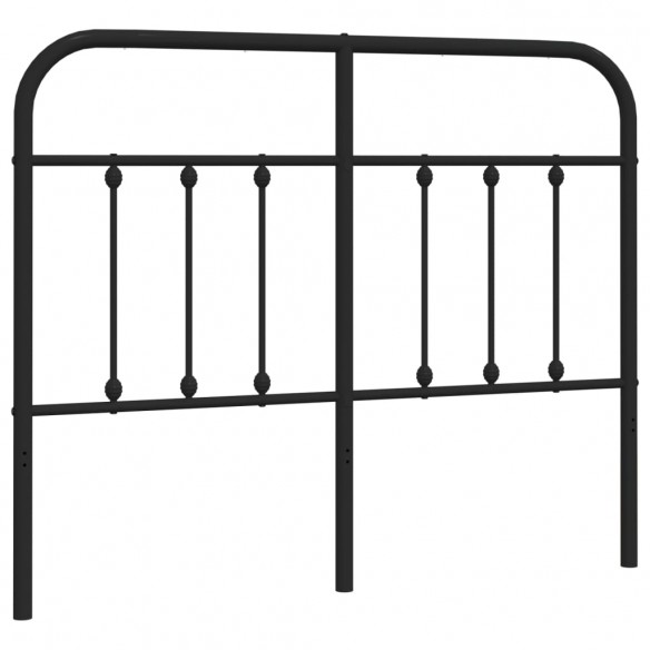 Tête de lit métal noir 120 cm