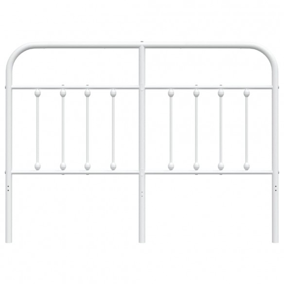 Tête de lit métal blanc 150 cm