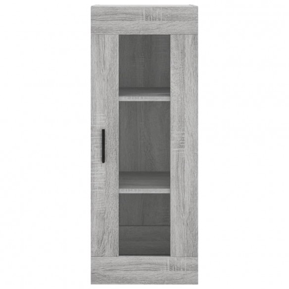 Buffet haut Sonoma gris 34,5x34x180 cm Bois d'ingénierie