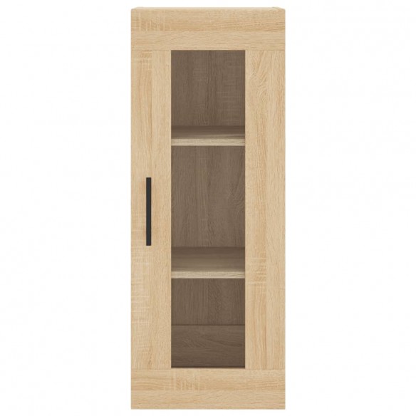 Buffet haut Chêne sonoma 34,5x34x180 cm Bois d'ingénierie