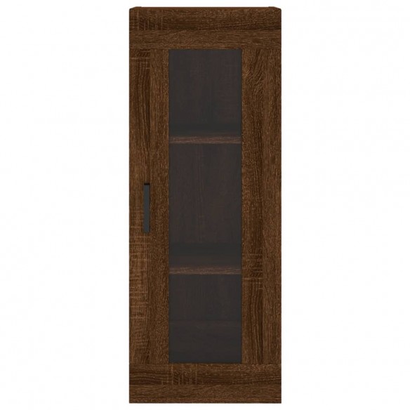 Armoire murale chêne marron 34,5x34x90 cm