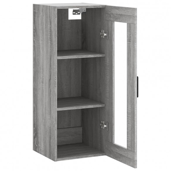 Armoire murale sonoma gris 34,5x34x90 cm