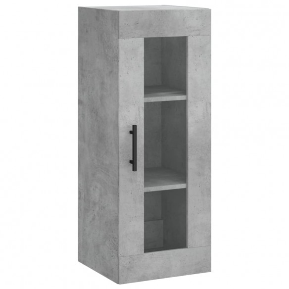 Armoire murale gris béton 34,5x34x90 cm