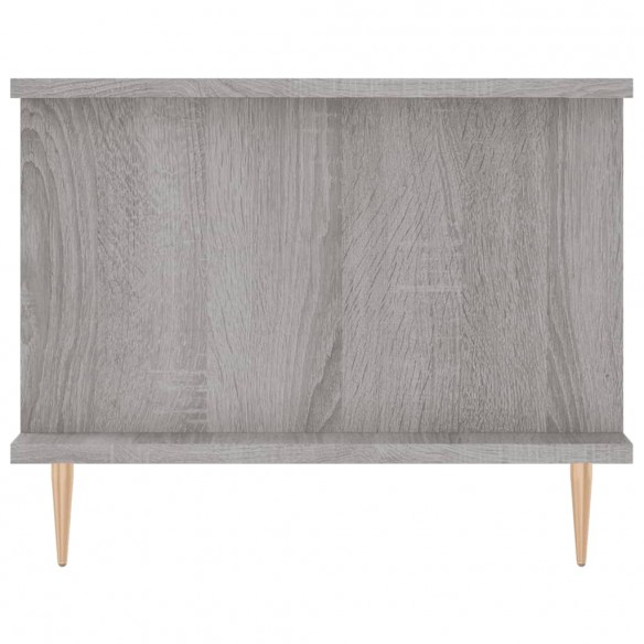 Table basse sonoma gris 90x50x40 cm bois d'ingénierie