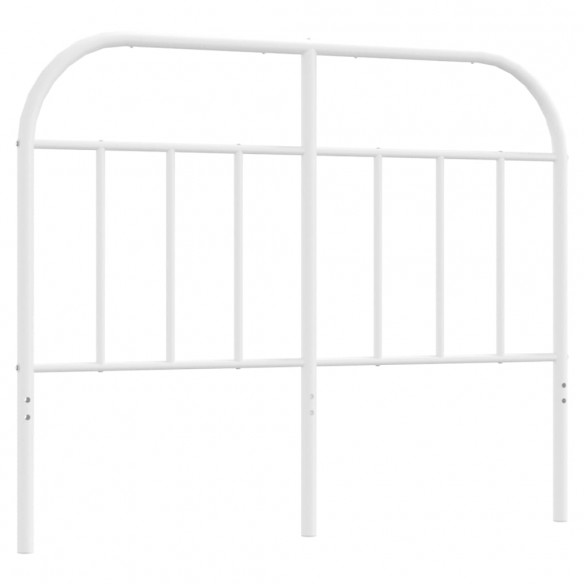 Tête de lit métal blanc 120 cm