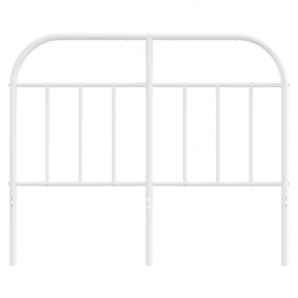 Tête de lit métal blanc 120 cm