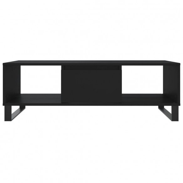 Table basse noir 104x60x35 cm bois d'ingénierie