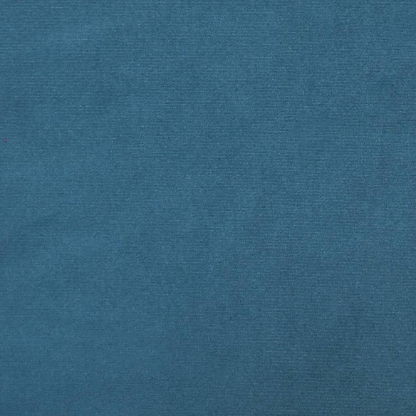 Lit de jour avec matelas bleu 80x200 cm velours
