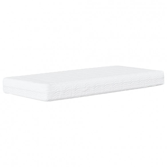 Matelas en mousse blanc 100x200 cm dureté H2 H3