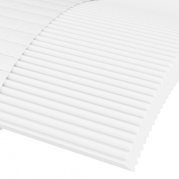 Matelas en mousse blanc 100x200 cm dureté H2 H3