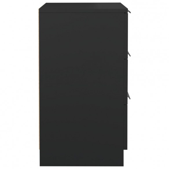 Tables de chevet 2 pcs noir 40x36x65 cm