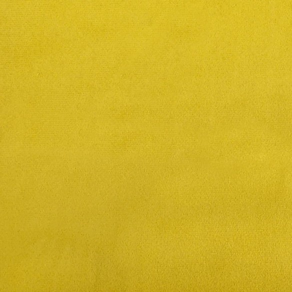 Lit de jour avec lit gigogne jaune 90x200 cm velours