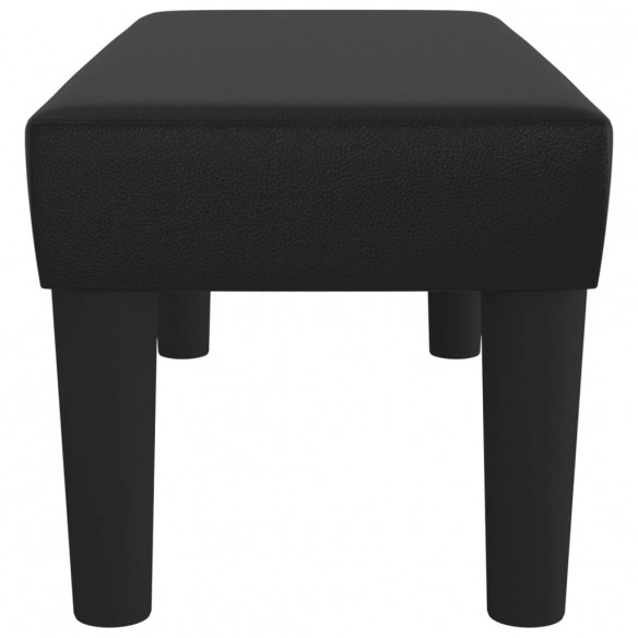 Banc Noir 70x30x30 cm Similicuir