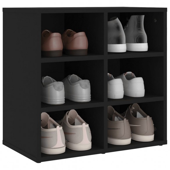 Armories à chaussures 2 pcs noir 52,5x30x50 cm