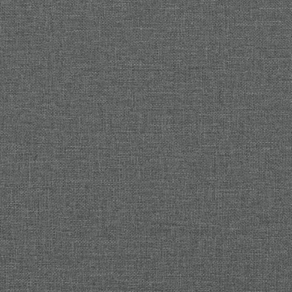 Lit de jour avec matelas gris foncé 100x200 cm tissu