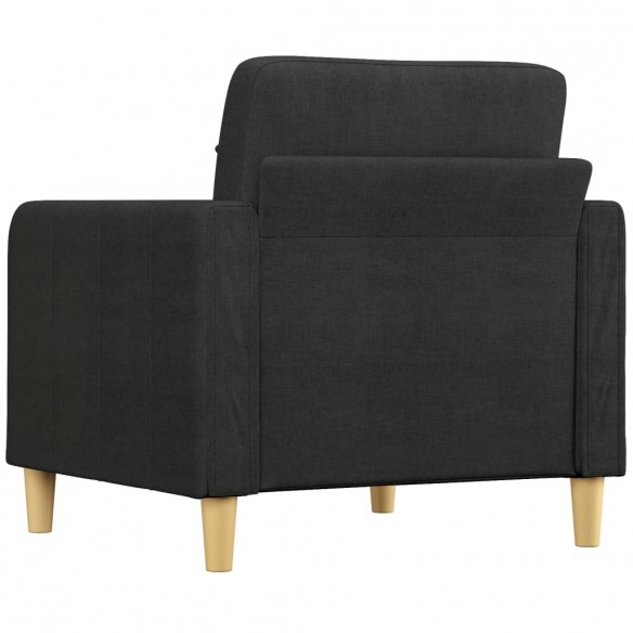 Fauteuil Noir 60 cm Tissu