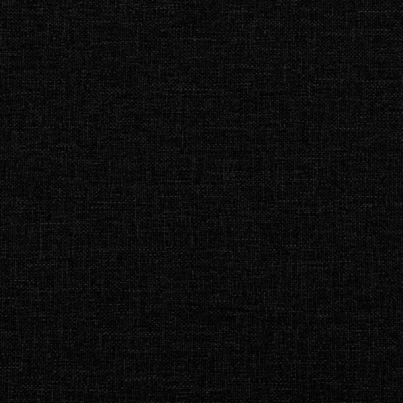 Lit de jour avec lit gigogne noir 100x200 cm tissu