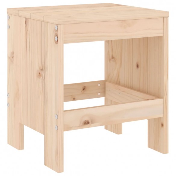 Tabourets de jardin 2 pcs 40x36x45 cm bois massif de pin