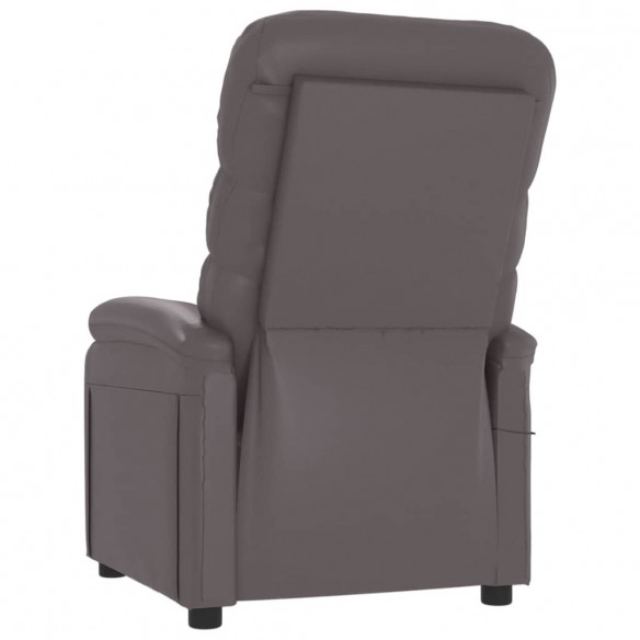 Fauteuil de massage Gris Similicuir