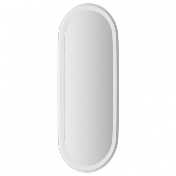 Miroir de salle de bain à LED 90x40 cm ovale