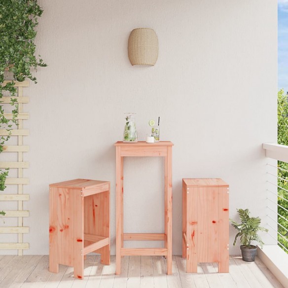 Tabourets de bar 2 pcs 40x36x75 cm bois massif Douglas