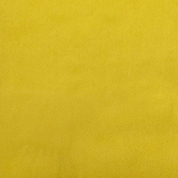 Lit de repos jaune 80x200 cm velours