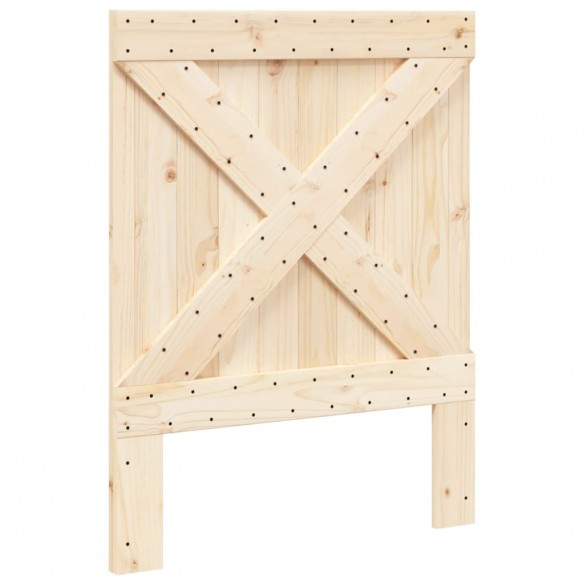 Tête de lit 80x104 cm bois massif de pin